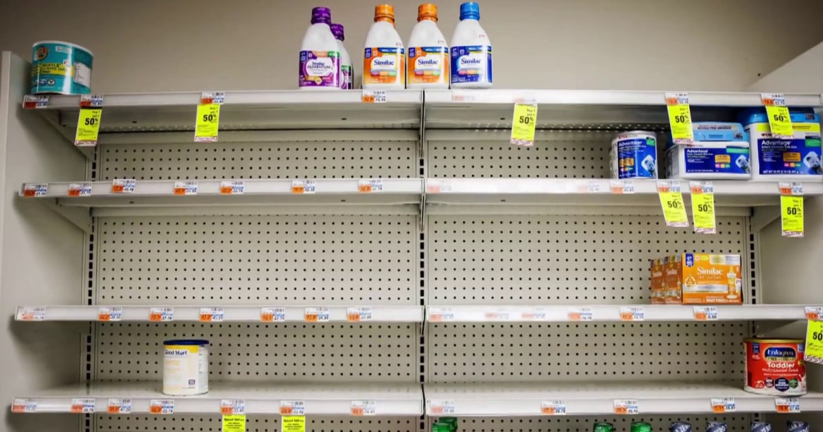 Second military plane carrying baby formula set to arrive in US