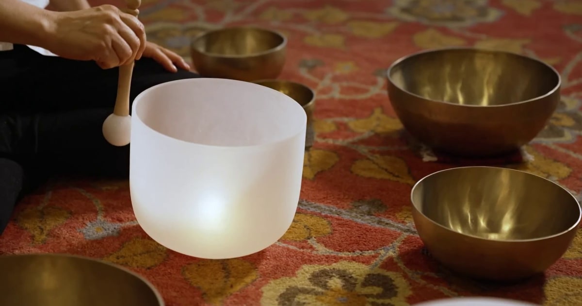 What is a sound bath? TODAY gives the meditative practice a try!