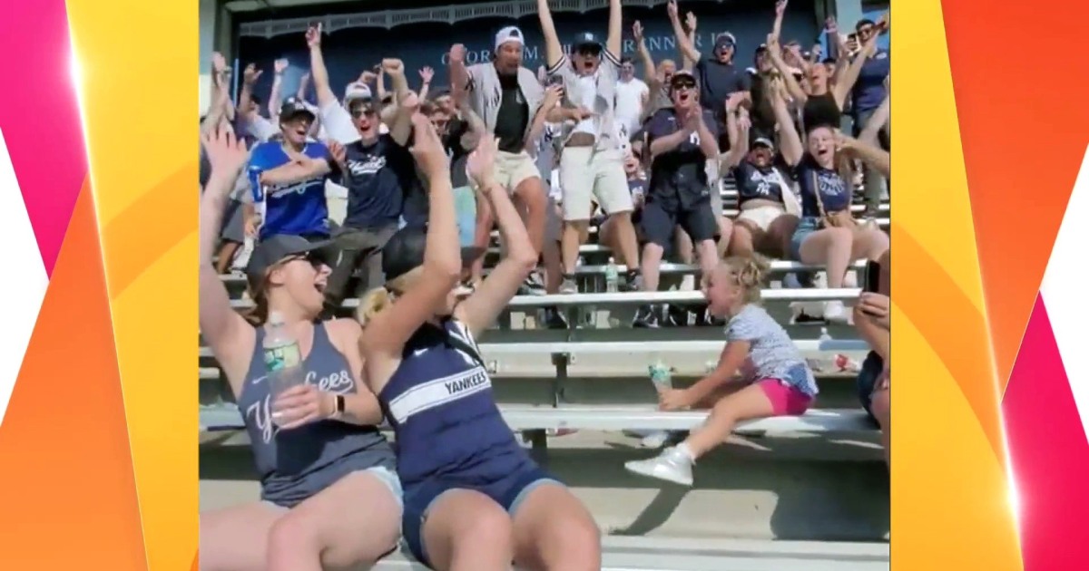 Yankees fans flip out over young girl’s impressive bottle flip Flipboard