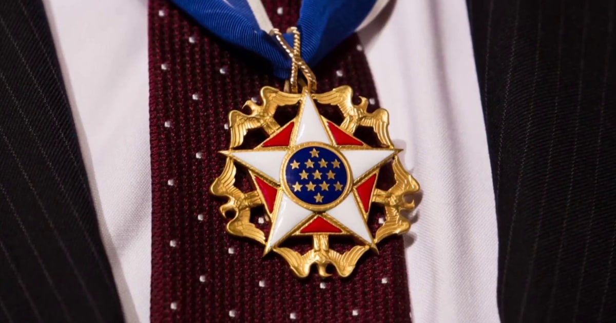 Here are this year's recipients for a Presidential Medal of Freedom