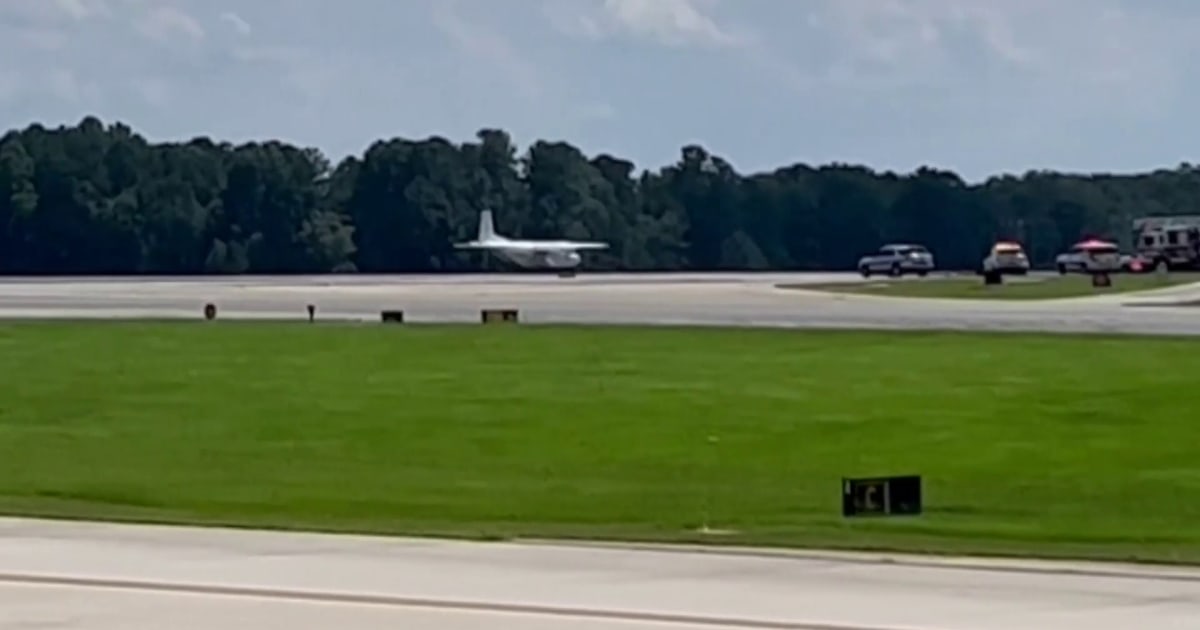 Man falls from plane before it makes emergency landing