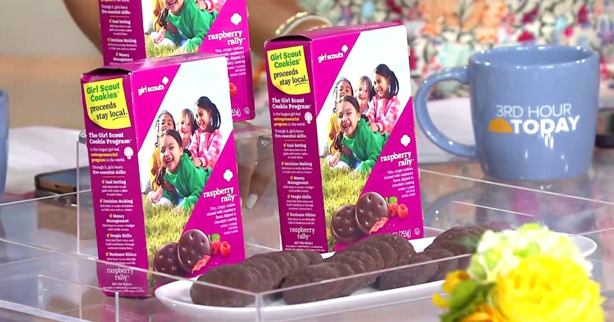 TODAY exclusively reveals new Girl Scout cookie flavor.