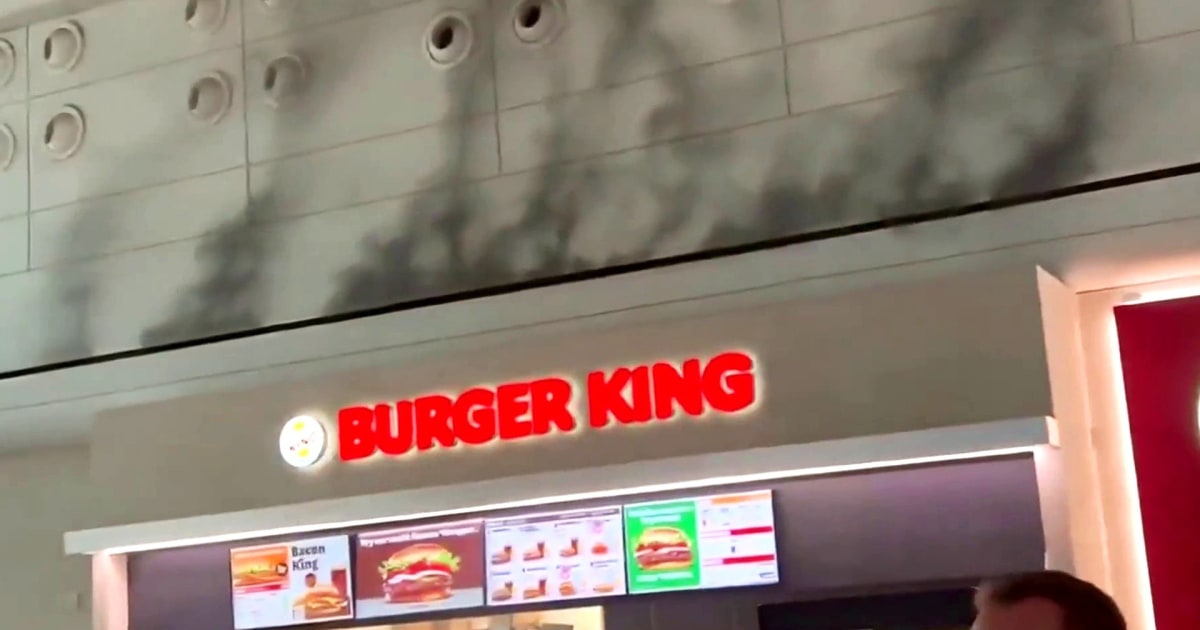 Fire at Orlando airport Burger King prompts evacuations