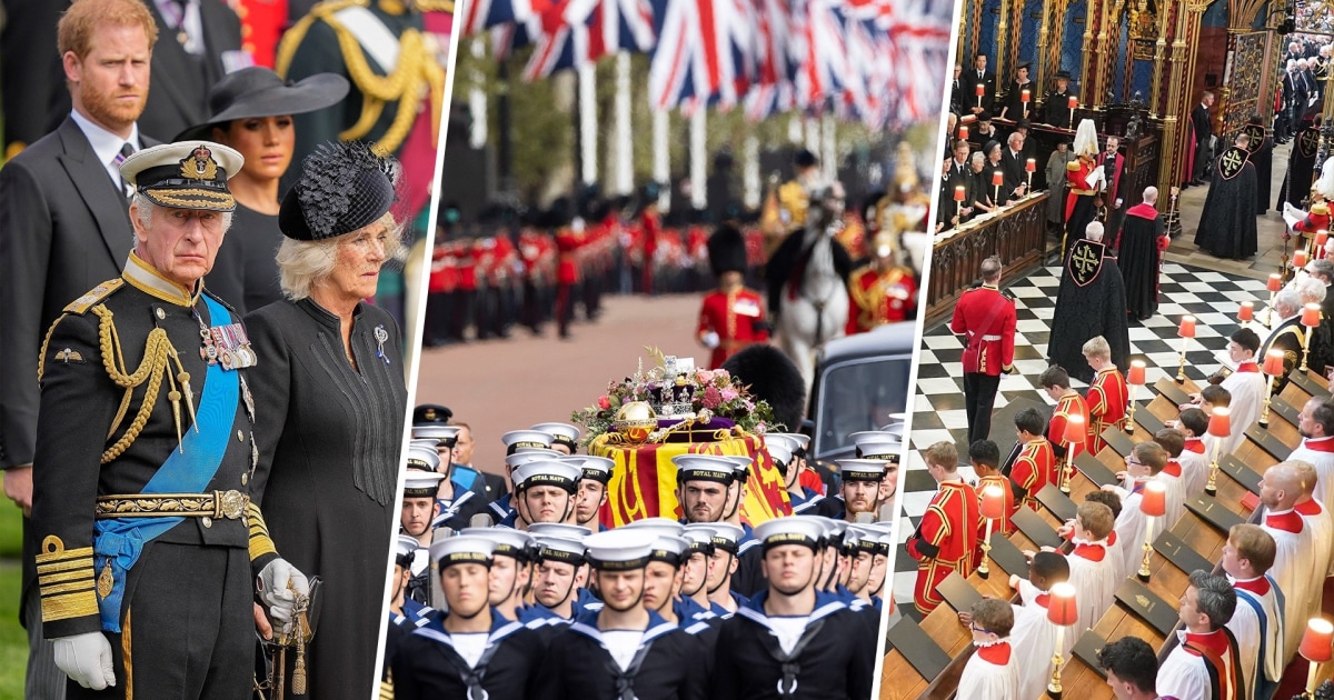 See the sights and sounds of Queen Elizabeth II’s funeral