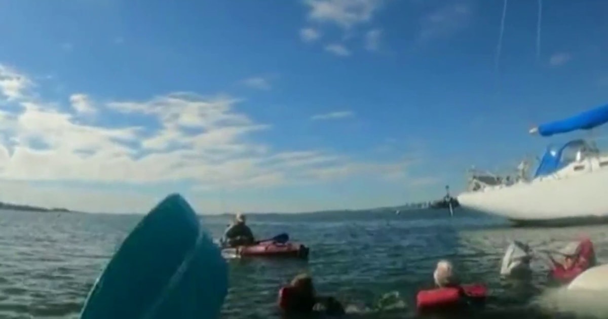 Kayakers rescue five boaters in Massachusetts waters