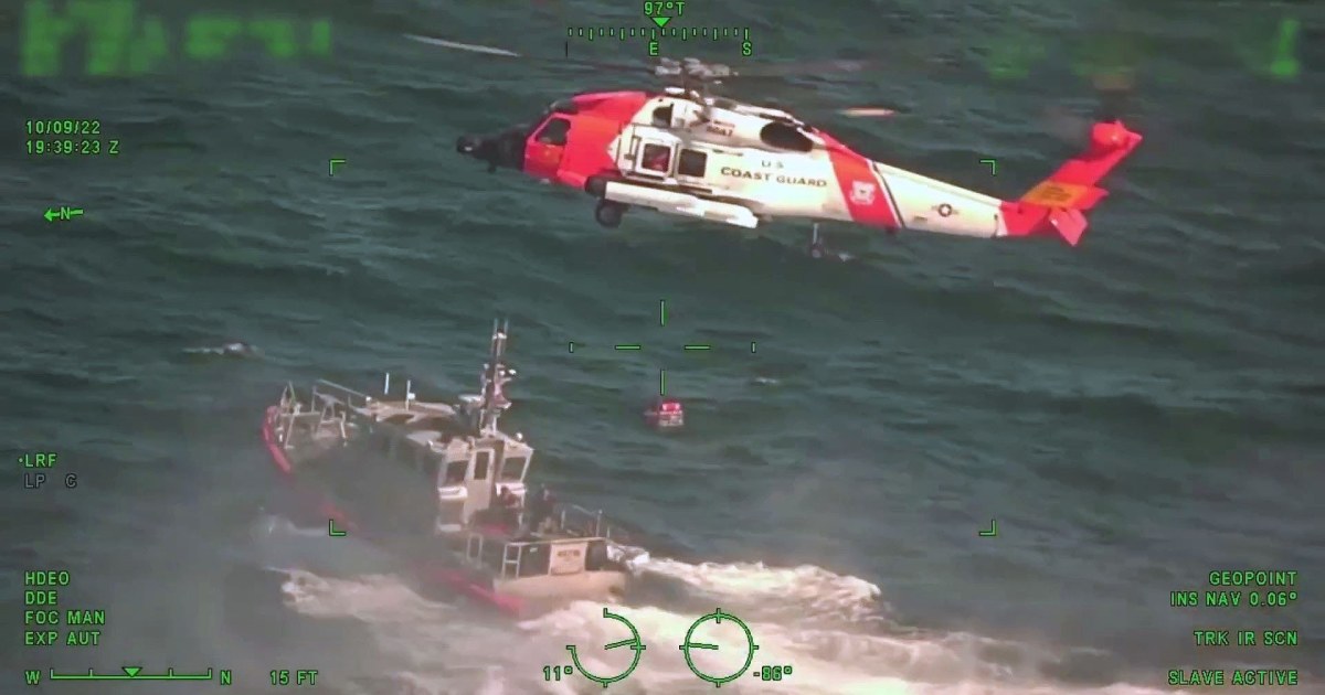 Crew Of Sunken Fishing Boat Pulled To Safety After Fighting Off Sharks