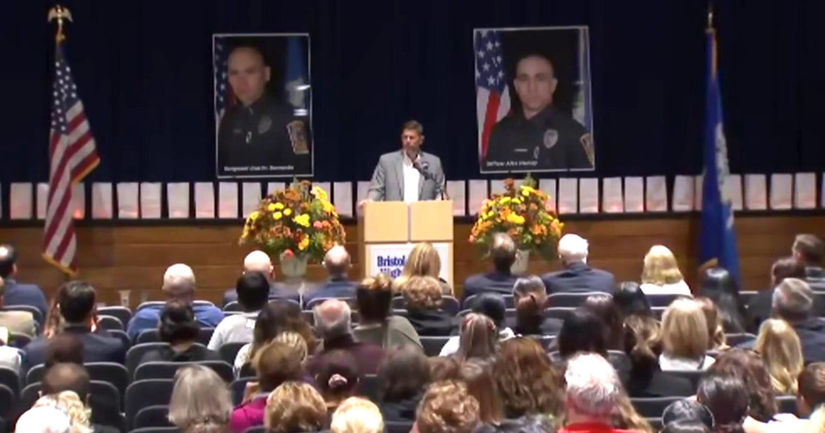 Bristol, Connecticut mourns two officers killed in ambush attack