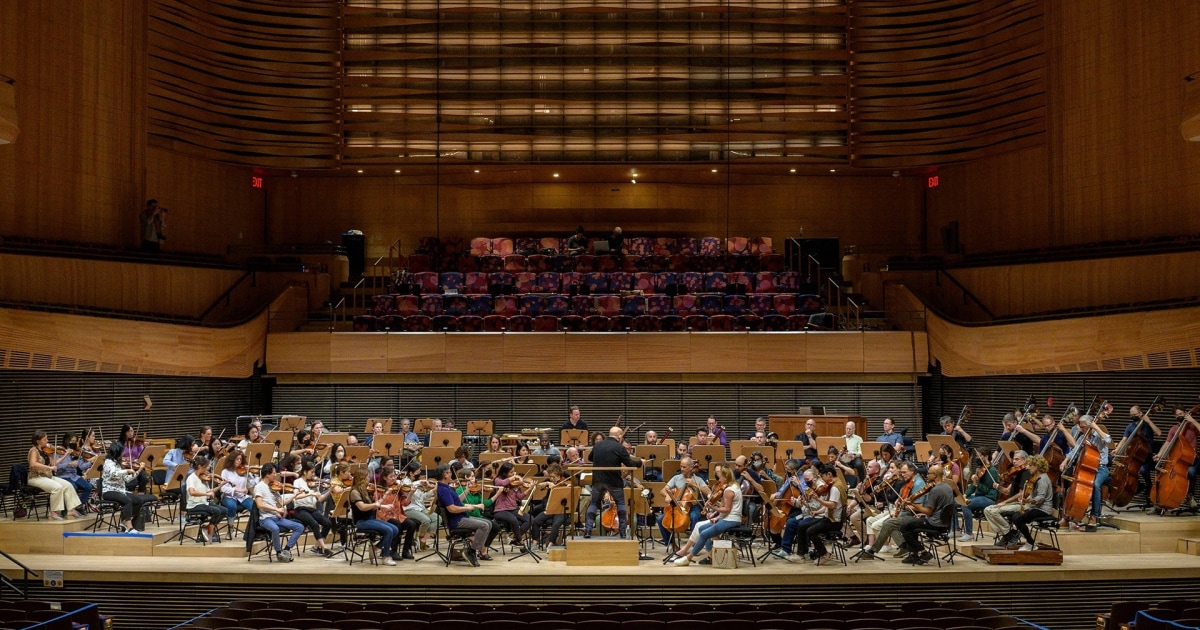 Inside the updated concert hall at the New York Philharmonic