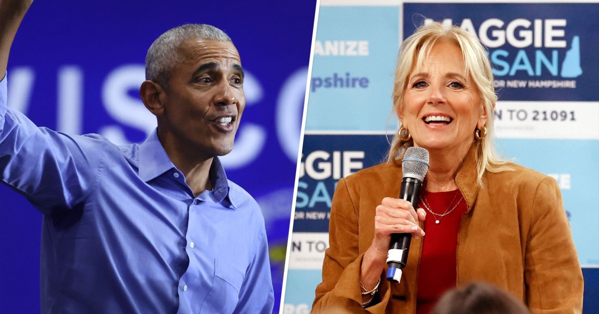 Barack Obama, Jill Biden join the campaign trail ahead of midterms