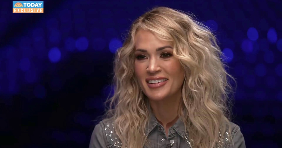 Carrie Underwood Drips in Rhinestones With Minidress on 'Today' Show
