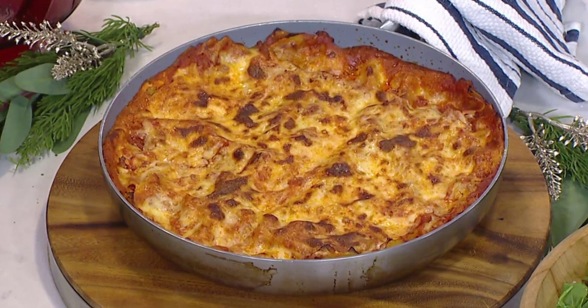 Lidia Bastianich shares her recipe for skillet lasagna