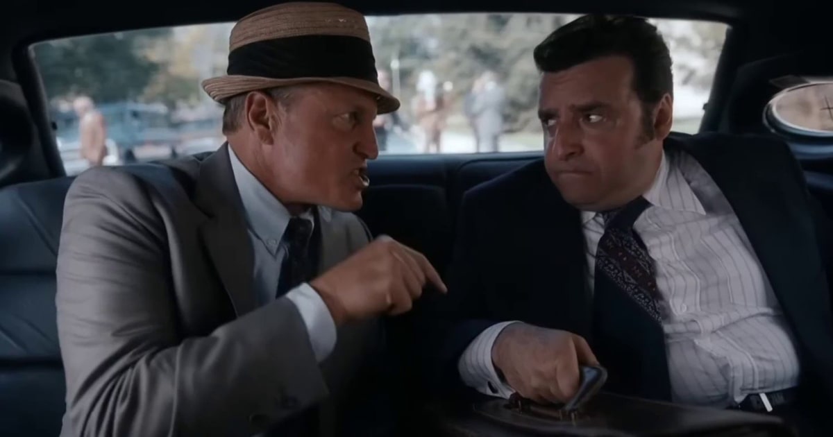 See Woody Harrelson in 'White House Plumbers' trailer