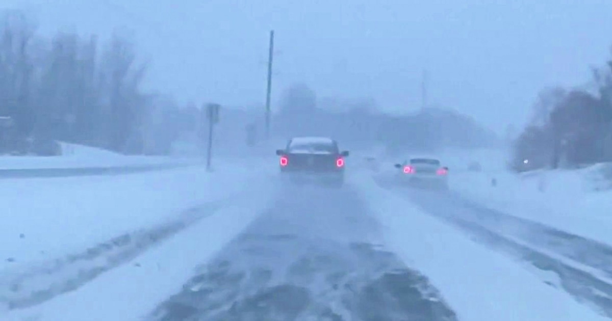 Holiday travel chaos as major storm impacts roads and flights