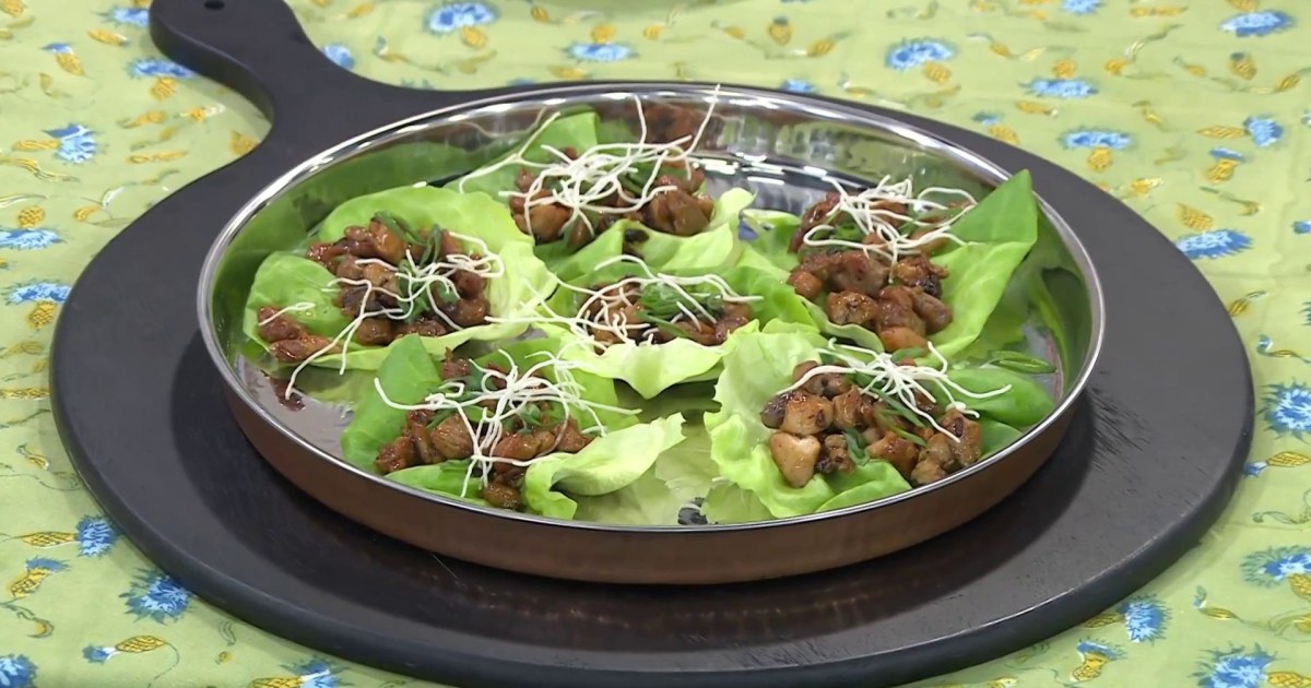 Lowcarb lettuce wraps Try Kevin Curry’s recipe
