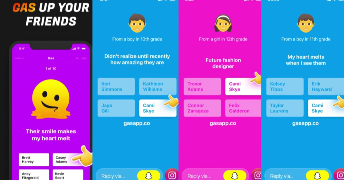 New app Gas creates positive social network for teens