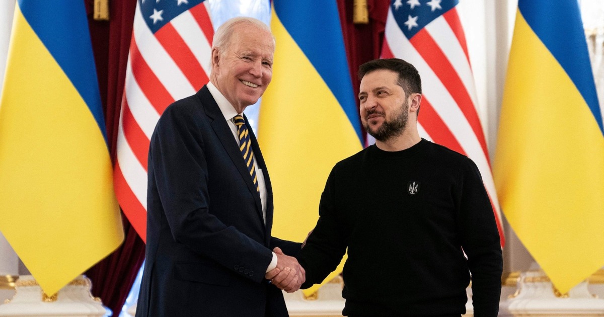 Biden visits Ukraine: ‘We’re with you as long as it takes’