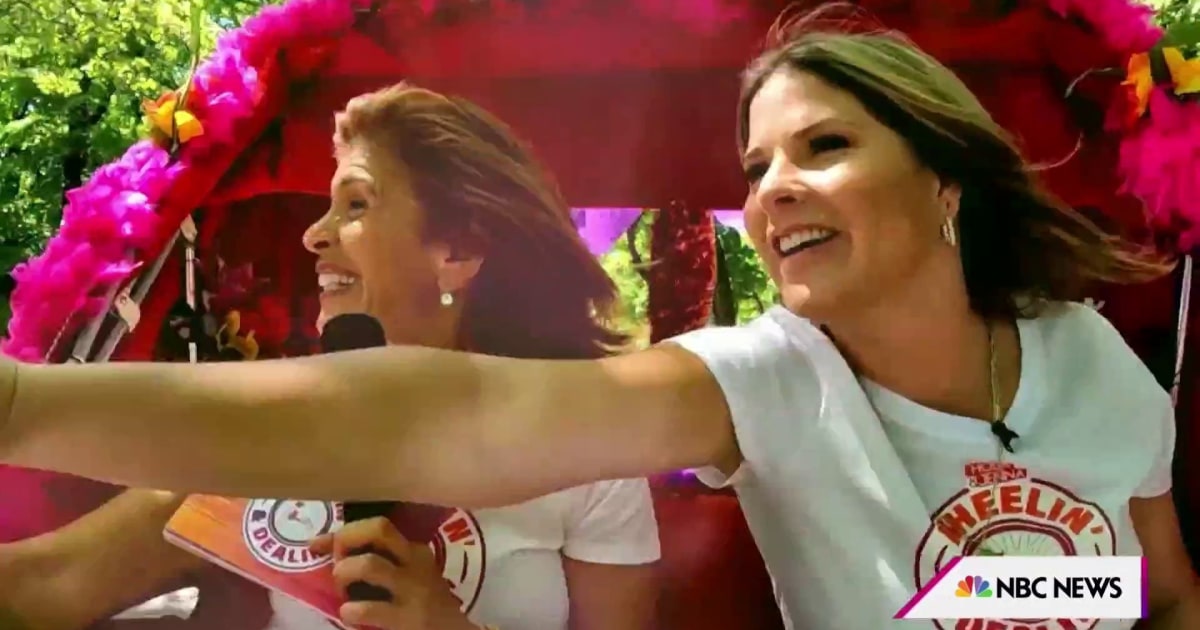 Hoda and Jenna ask Central Park-themed trivia to fans in NYC