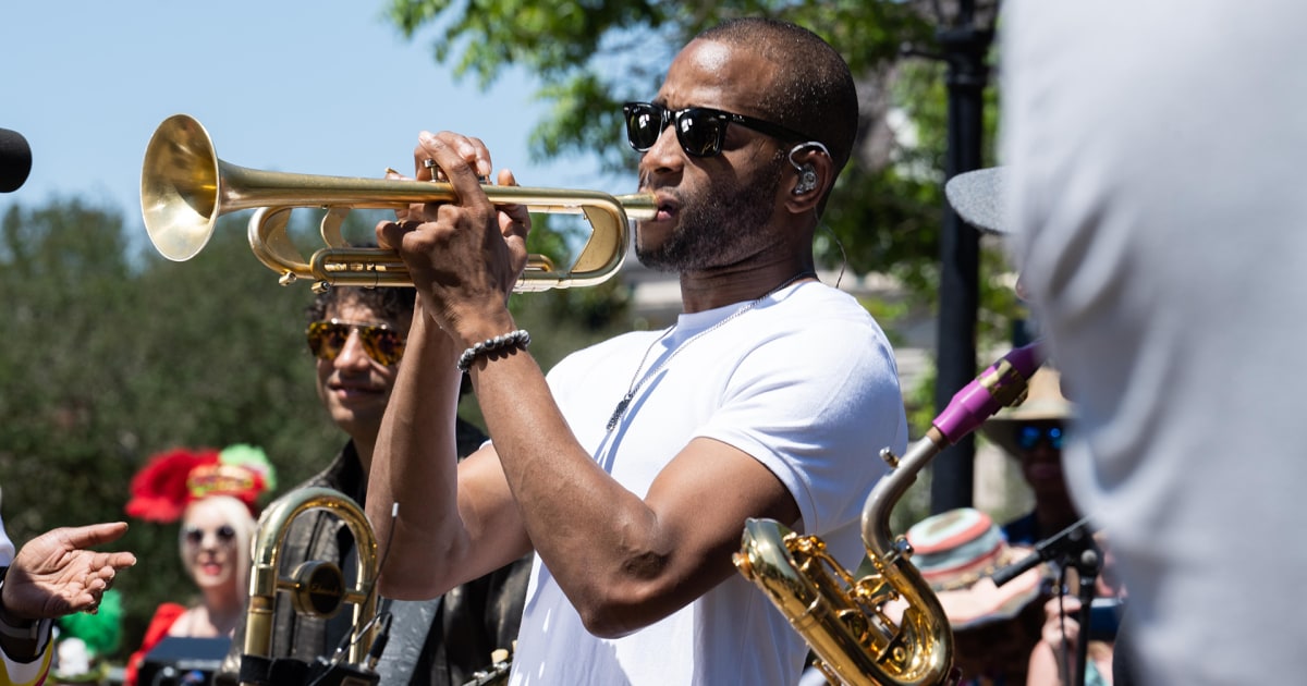 Trombone Shorty performs ‘Buck Jump’ on TODAY in New Orleans