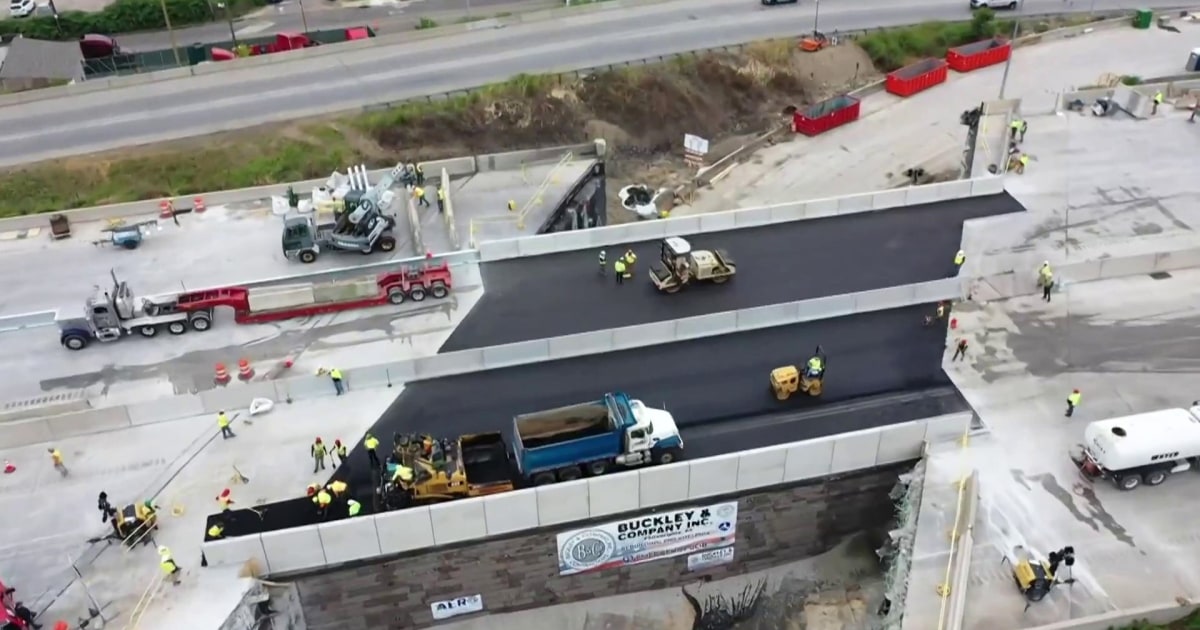 I95 collapse Temporary roadway set to open in Philadelphia Flipboard