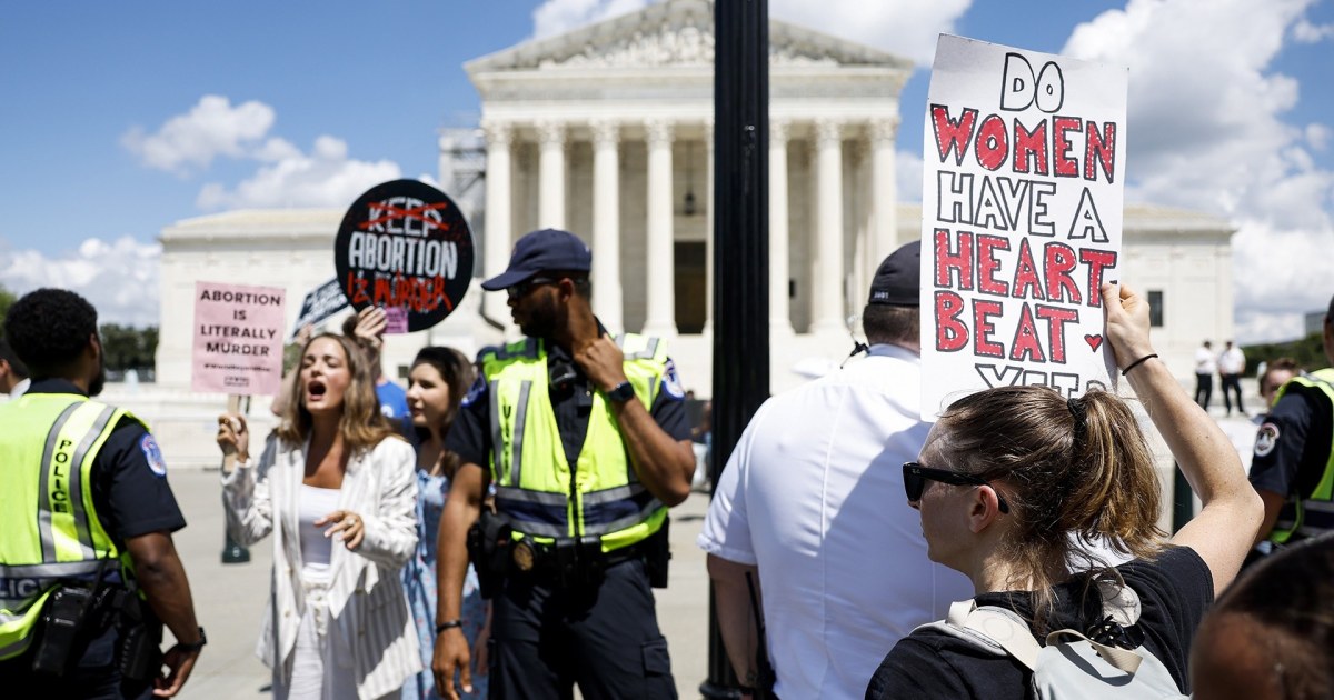Nationwide protests on first anniversary of Roe v. Wade being overturned