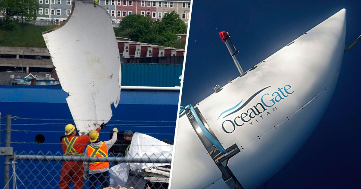 Titan Sub Presumed Human Remains Recovered From The Ocean Titan Sub Presumed Human Remains Recovered From The Ocean