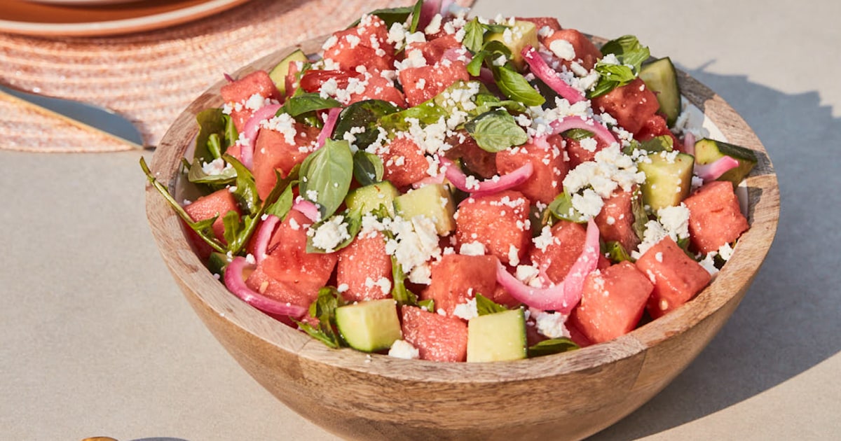 Easy tips to break down a watermelon into cubes | Celebration Season