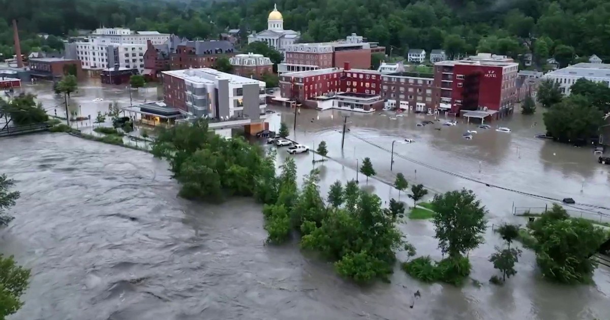 Catastrophic flooding leaves some Northeast towns underwater