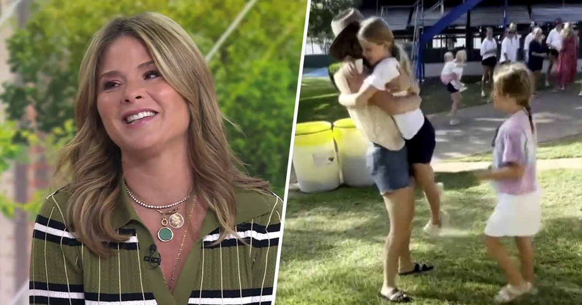 Jenna Bush Hager shares sweet reunion picking up Mila from camp