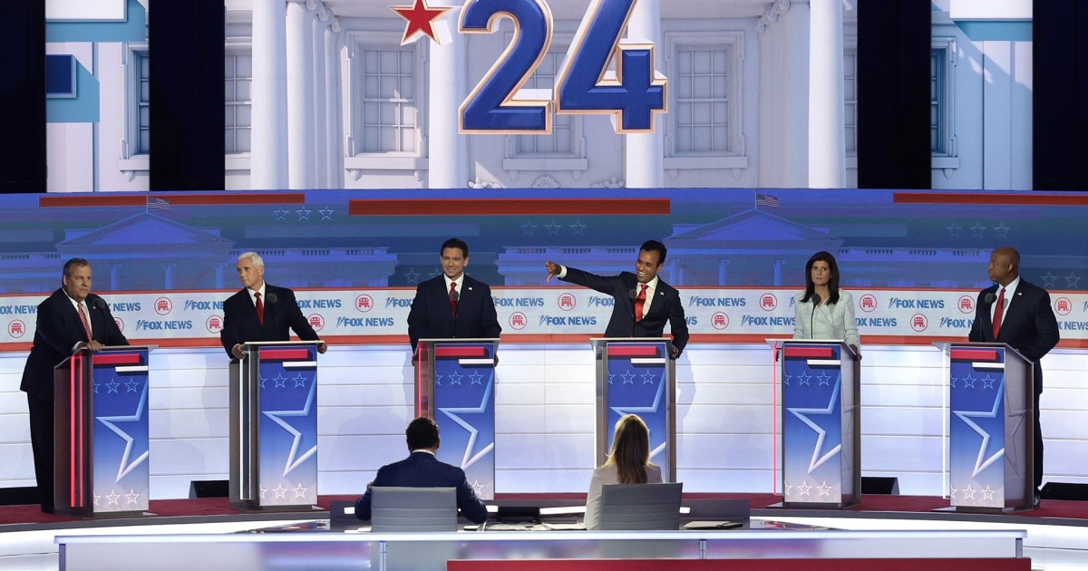 Candidates square off in first GOP debate for 2024 election