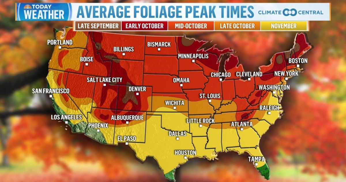 Here Are The Average Peak Foliage Times Across The US here-are-the-average-peak-foliage-times-across-the-us