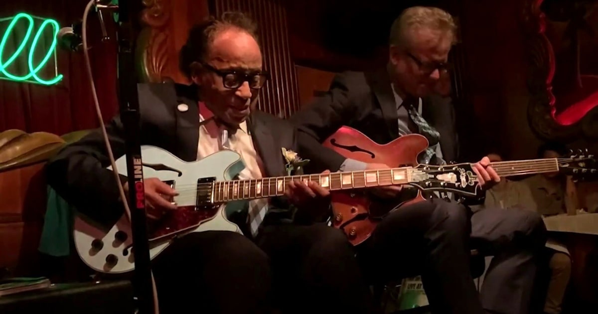 Meet the jazz guitarist still thrilling crowds at 96 years old