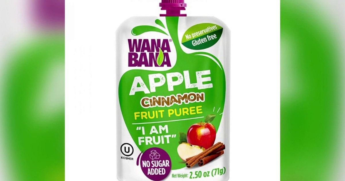 FDA issues warning against WanaBana fruit puree pouches