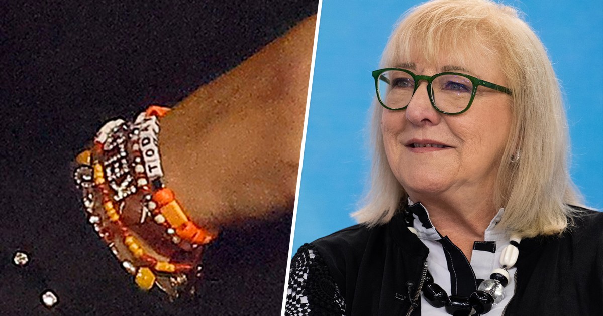 Donna Kelce wears TODAY friendship bracelet to Chiefs game
