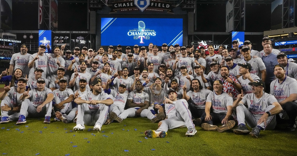 Texas Rangers are World Series champs for first time in history