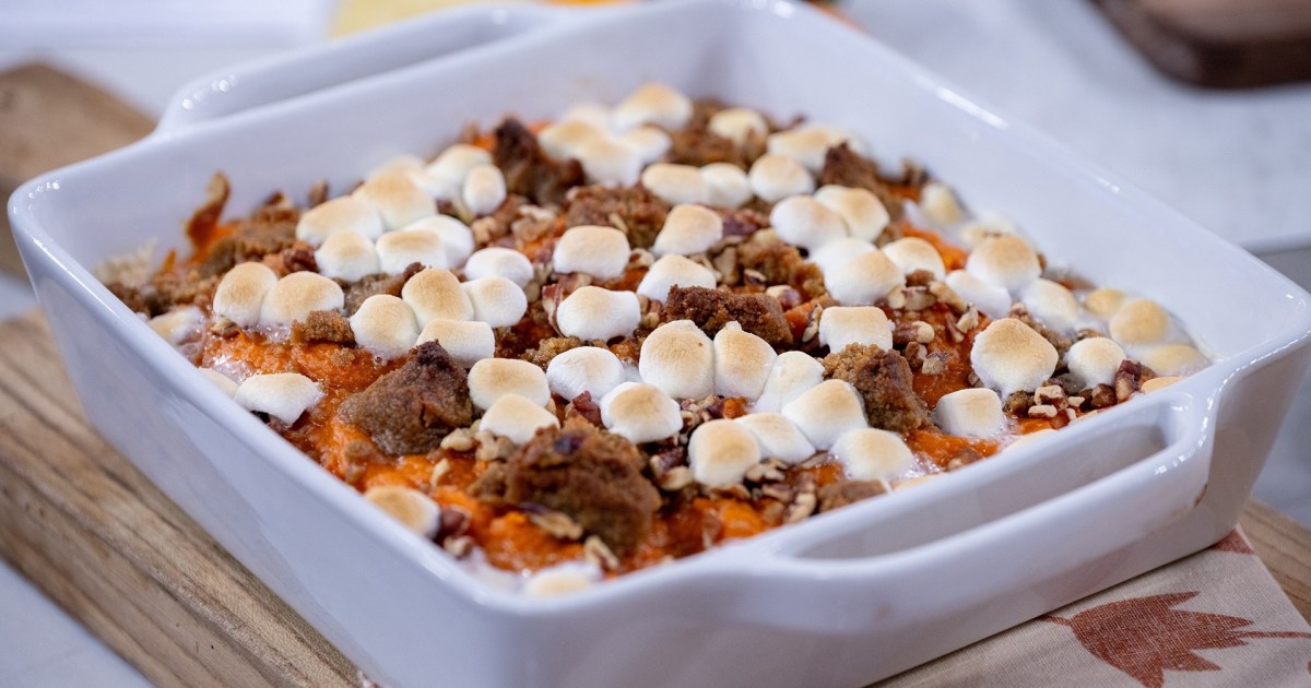 Streusel-topped sweet potato casserole: Get the recipe!