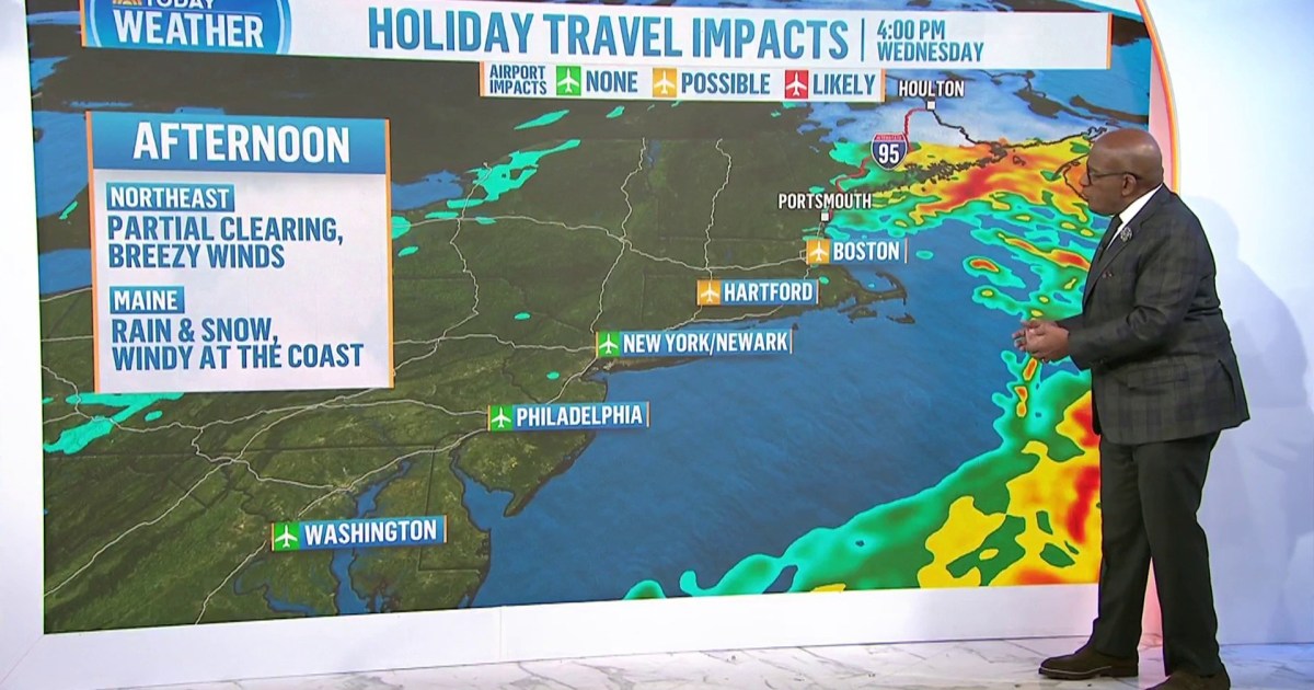 Heavy storms adds delay to Thanksgiving travel in East Coast