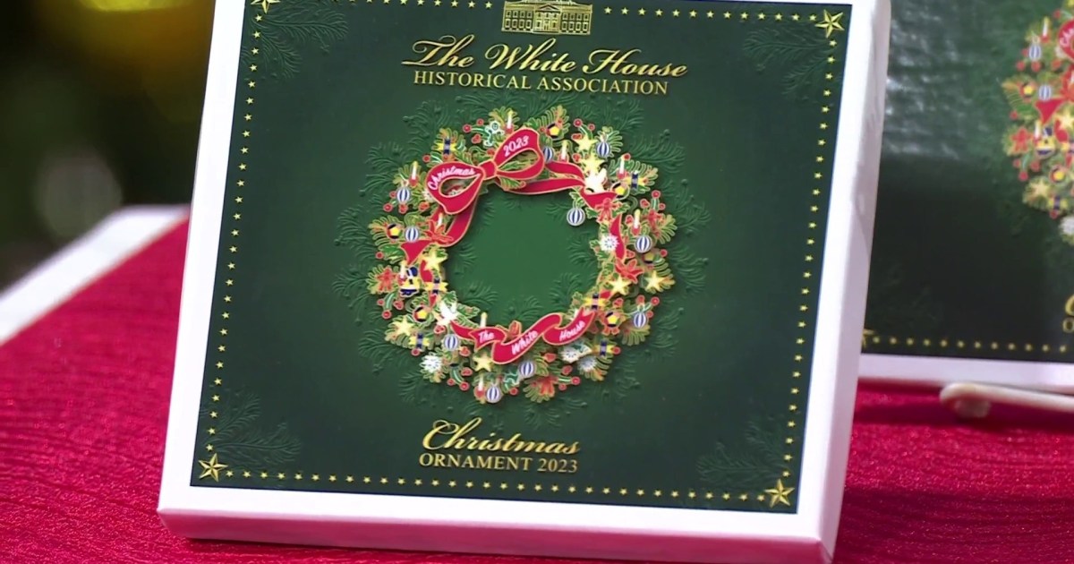 Get a first look at official 2023 White House Christmas ornament