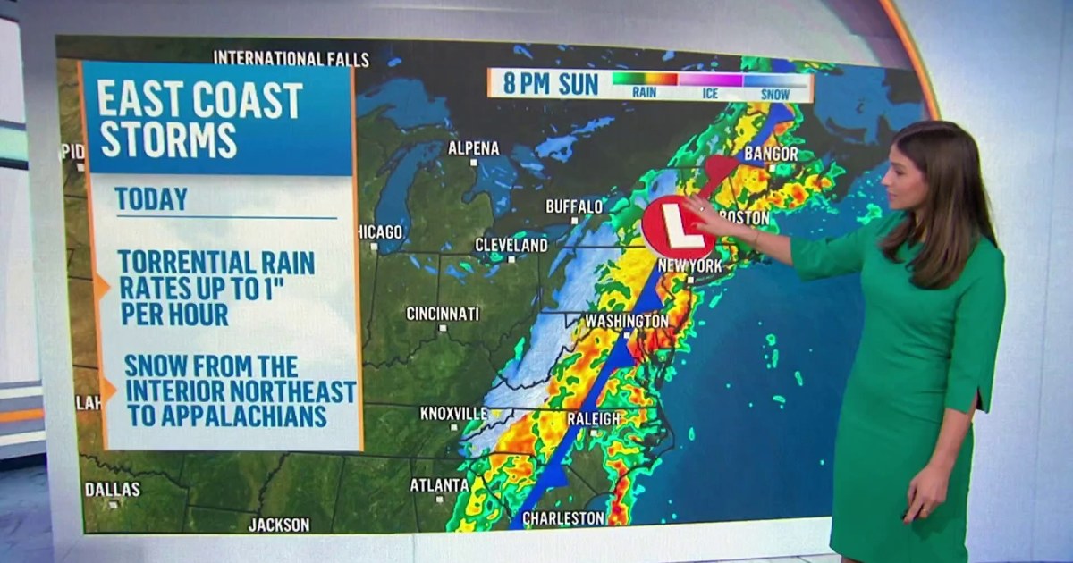 Storm hazards put 50 million at risk of flooding on East Coast