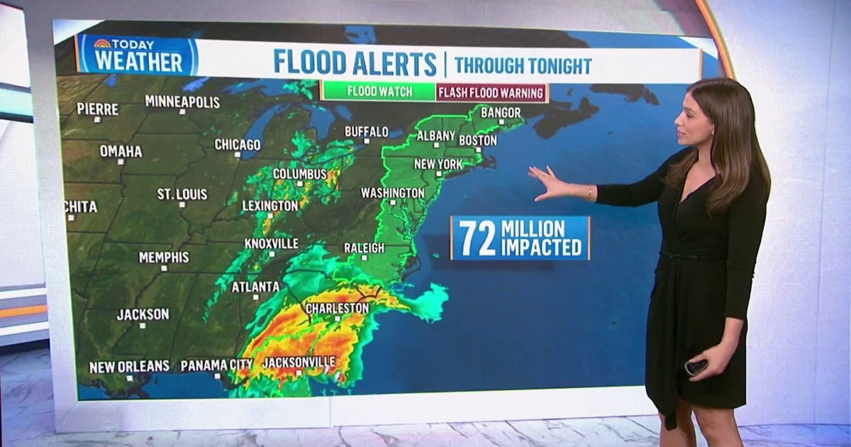East Coast braces for washout with flood alerts in every state