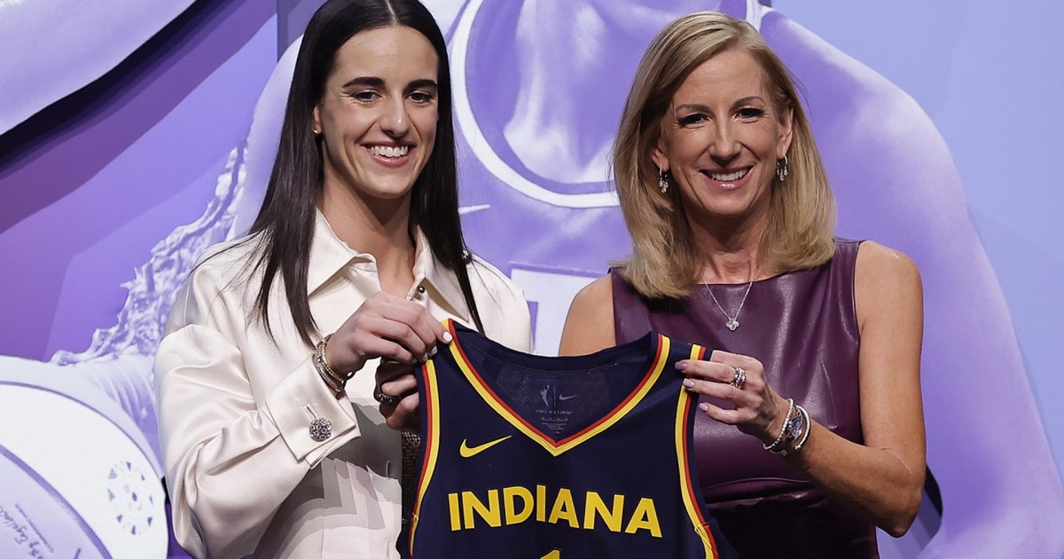 Caitlin Clark drafted by Indiana Fever in WNBA Draft