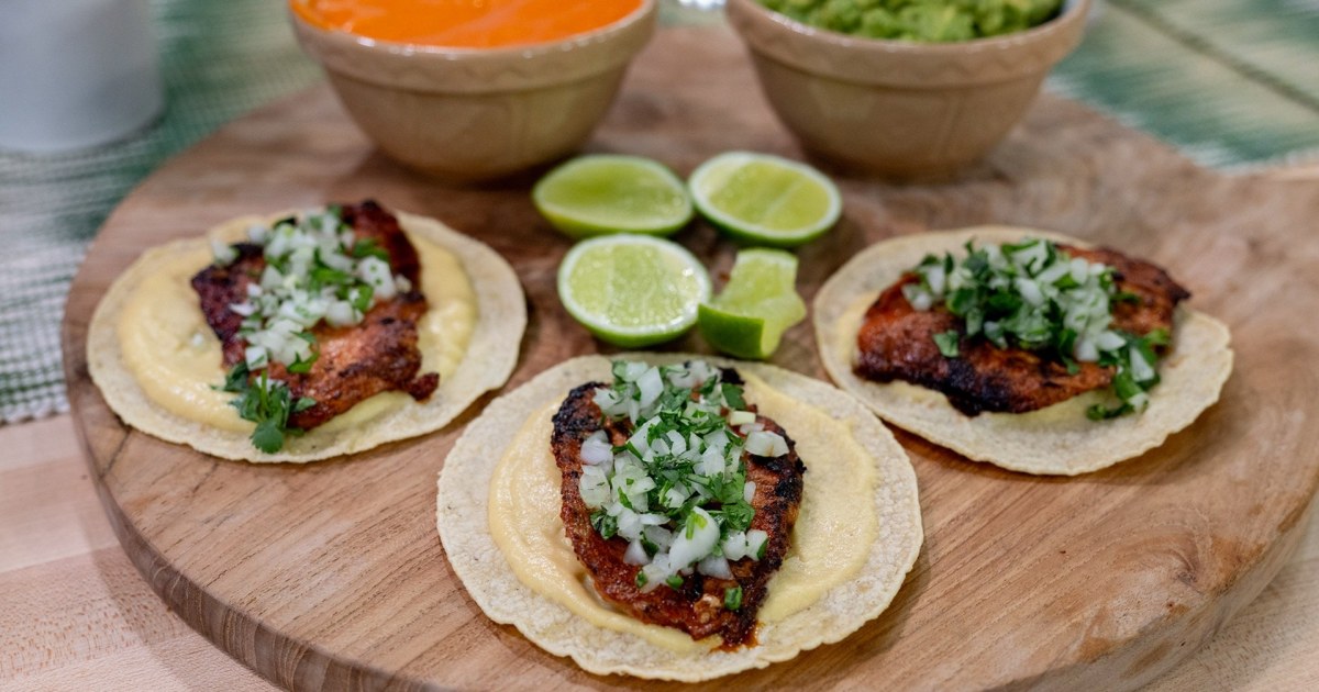 Al pastor pork tacos: Get the recipe for Cinco de Mayo