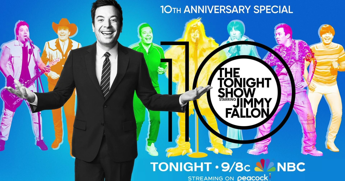 NBC to honor 10 years of Jimmy Fallon on ‘The Tonight Show’