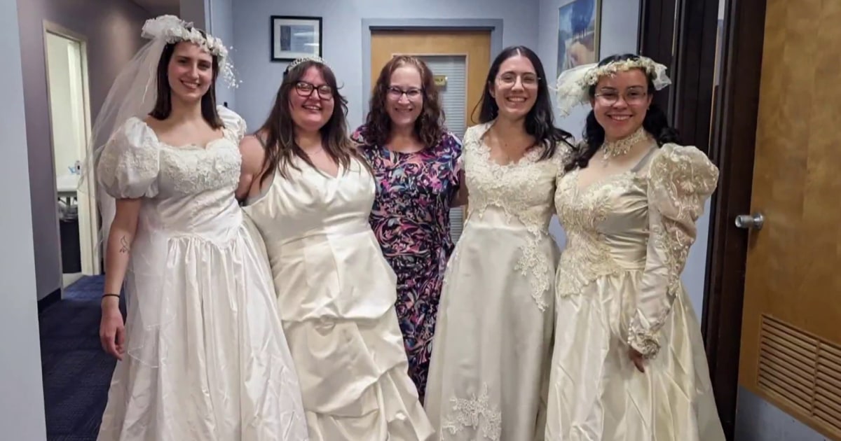 Check out the public library that lends out vintage wedding dresses