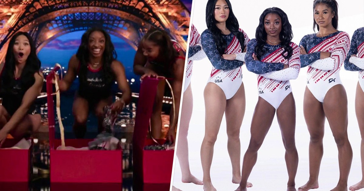Watch: US women’s gymnastics team unboxes Olympic leotards