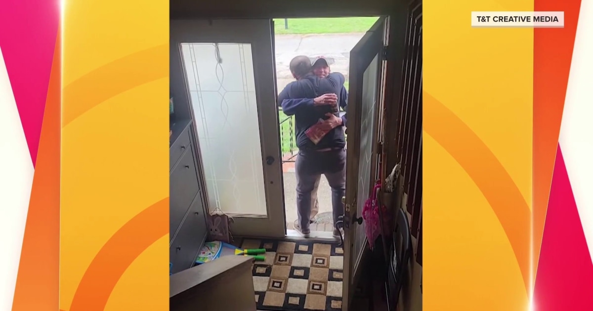 Watch: Marine surprised by military pals for 40th birthday