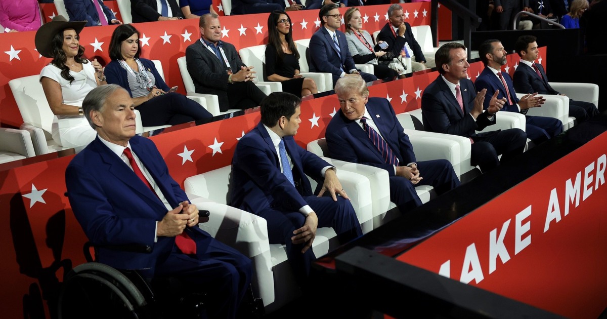 See Trump’s vantage point during RNC speeches