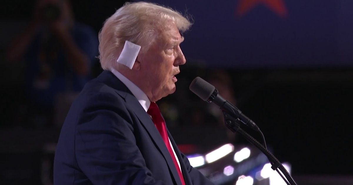 Trump describes assassination attempt during RNC speech