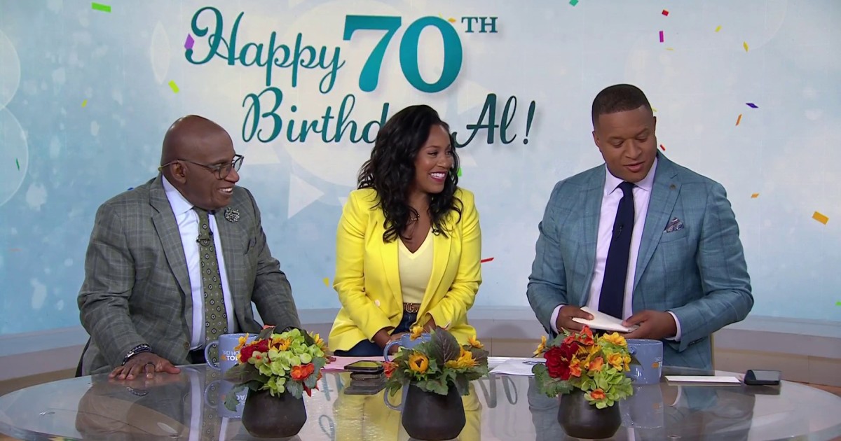 See how Sheinelle, Craig and Dylan celebrated Al Roker’s birthday