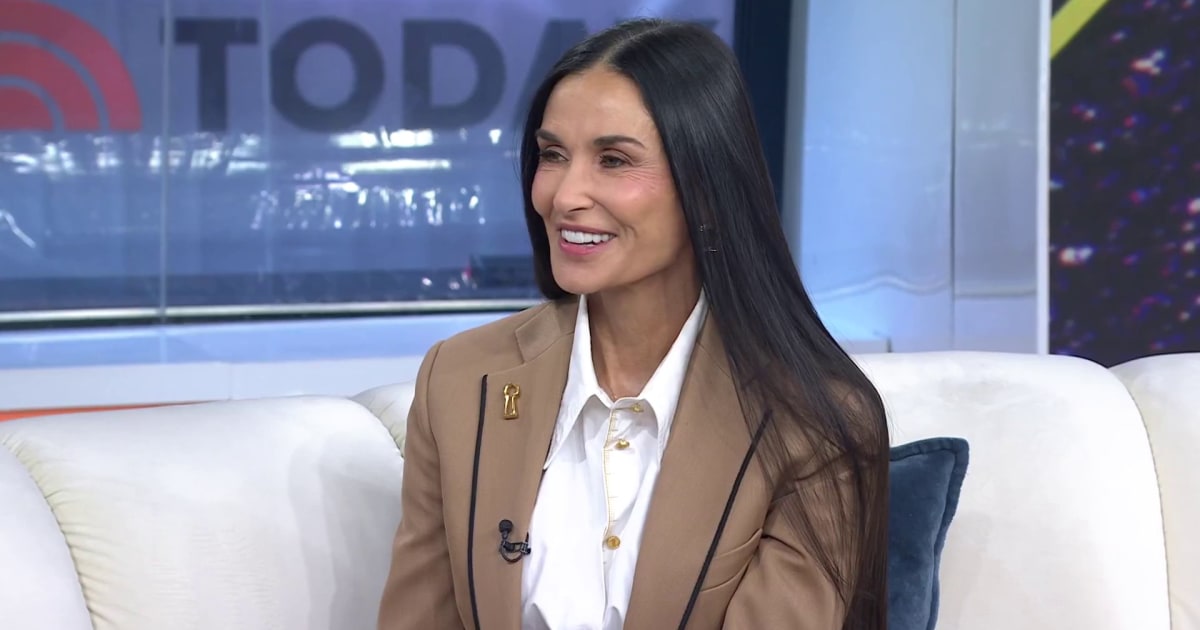 Demi Moore talks about her new film “The Substance” and the sequel to “St. Elmo’s Fire”