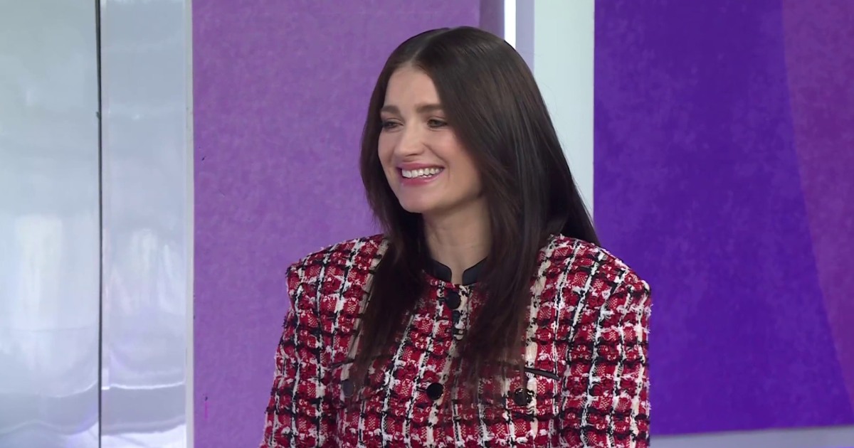 Eve Hewson talks about the dance number in the opening credits of “The Perfect Couple”